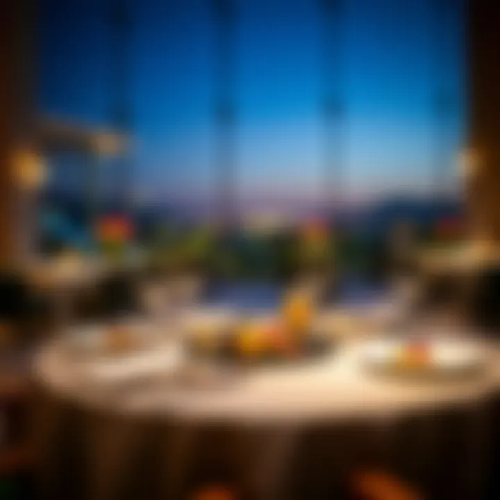 Gourmet dining experience at Dubai Hills Hotel with exquisite presentation