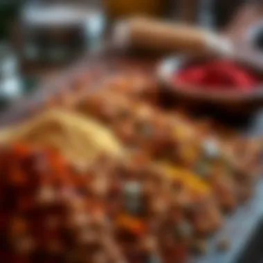 Aromatic Spices of Iran An array of aromatic spices commonly used in Iranian dishes