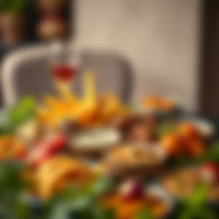 Persian Culinary Delight A vibrant Persian platter showcasing traditional dishes