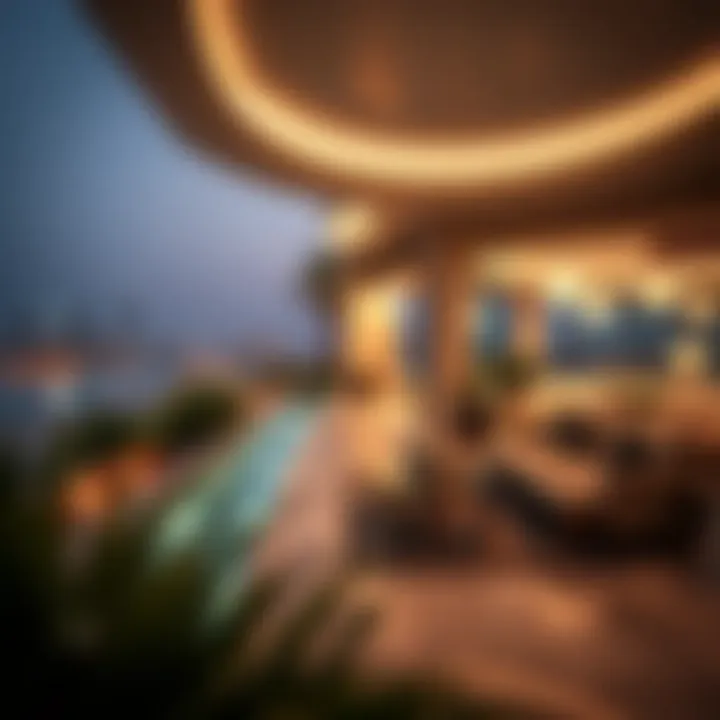 Luxury lifestyle representation associated with living at Damac Majestine