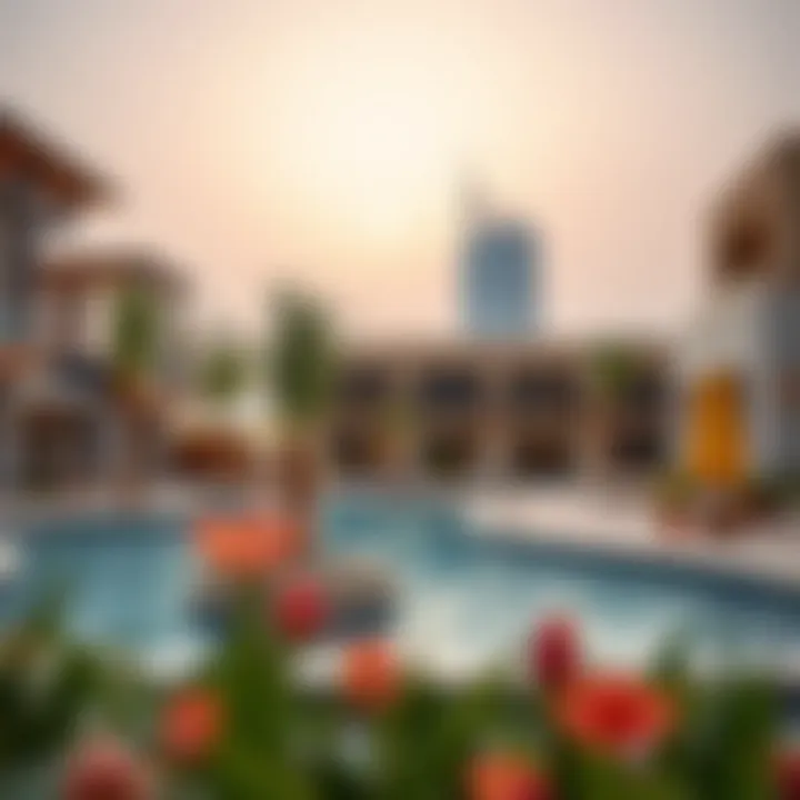 Community amenities in Jumeirah Village Circle near M Tower