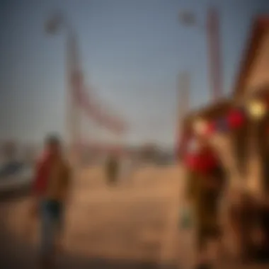 Vibrant cultural activities and local traditions near the Sharjah-Ajman border