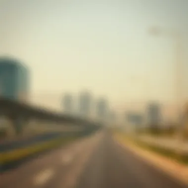 Modern infrastructure developments along the Sharjah-Ajman border