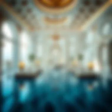 The opulent amenities offered at the White Palace