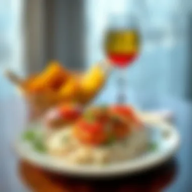 A beautifully plated traditional vegetarian Indian dish, emphasizing presentation and artistry.