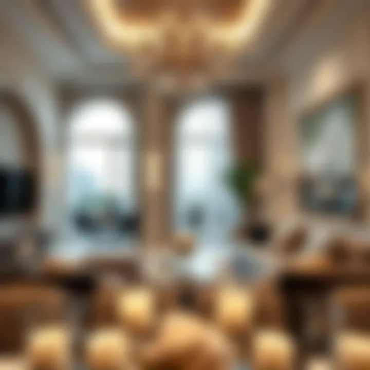 Luxurious interior design of a Veneto residence