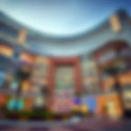 Stunning architectural view of Galleria Mall Al Wasl's exterior