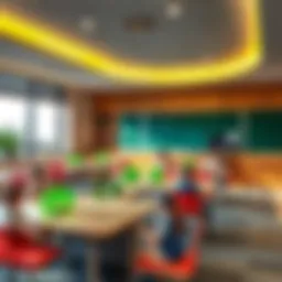 Modern classroom environment at Gems First Point School