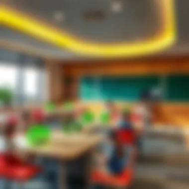 Innovative Learning Spaces at Gems First Point School Modern classroom environment at Gems First Point School