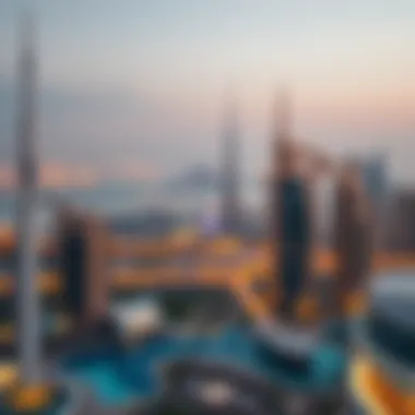 A stunning view of Dubai skyline from Golden Crown properties