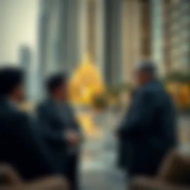 Investors Discussing Opportunities in Golden Crown Real Estate Investors discussing opportunities in Golden Crown real estate