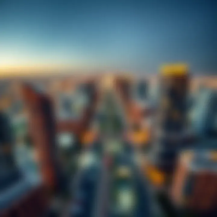 Urban Landscape of Golden Garage Rashidiya Panoramic view of Golden Garage Rashidiya showcasing the urban landscape