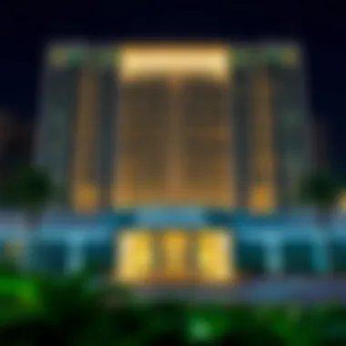 Exterior view showcasing the unique architectural design of H Hotel