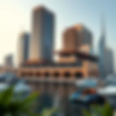 Modern architectural marvels of Dubai Creek