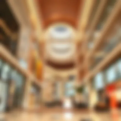 Modern Aesthetics of Hills Mall Architectural design of Hills Mall showcasing modern aesthetics