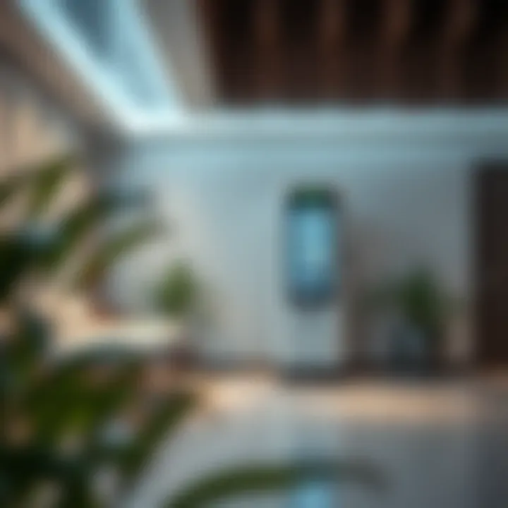 Advanced Disinfection Technology High-tech disinfection equipment in a modern home setting