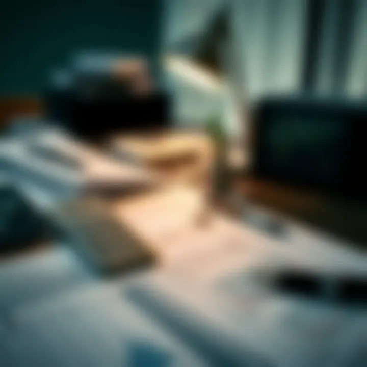 Financial Strategies for Real Estate Success Financial calculations and real estate documents on a desk