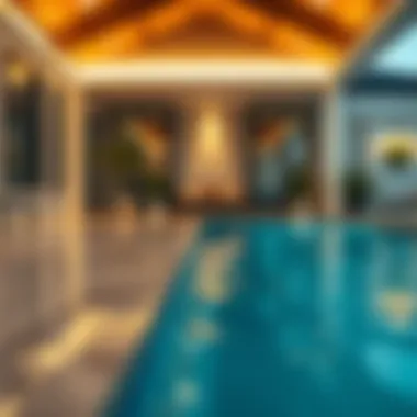A detailed breakdown of installation costs associated with swimming pools.