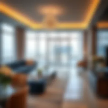 Elegant Interior Design at Jannah Place Marina Luxurious interior of a Jannah Place Marina apartment