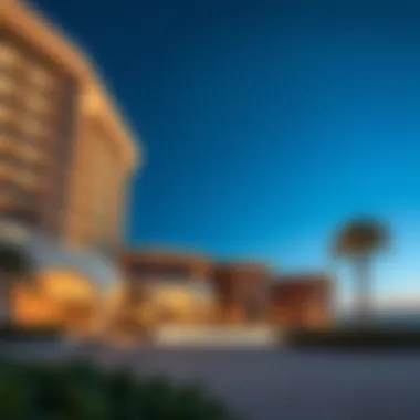 Architectural Brilliance of JW Marriott Residences Stunning exterior view of JW Marriott Residences Al Marjan Island