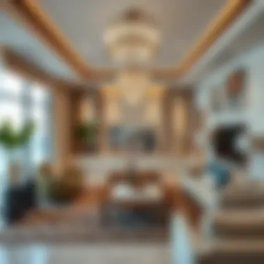Opulent Living Spaces in JW Marriott Residences Luxurious interior of a JW Marriott Residence