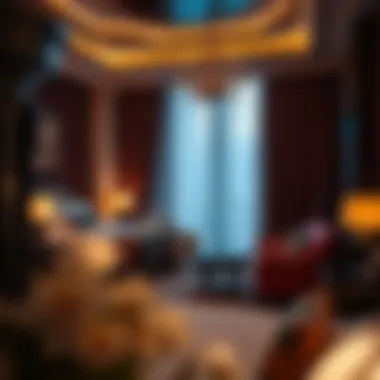 Luxurious guest room at Khalidia Palace Hotel with elegant decor