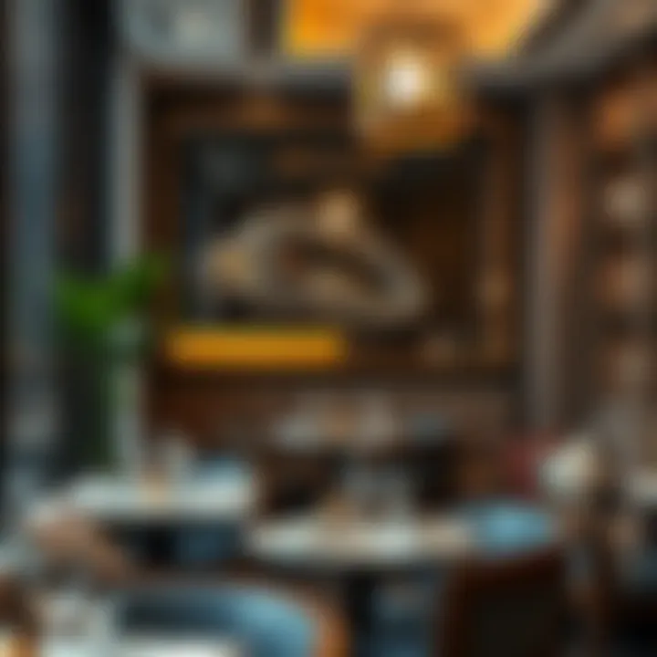 A cozy corner of the restaurant reflecting the inviting ambiance