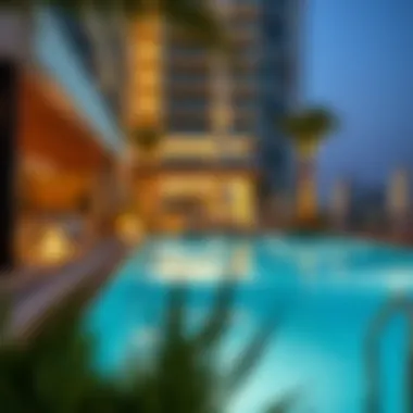 Exclusive Amenities at Manarat Living 2 Amenities available at Manarat Living 2 including a swimming pool