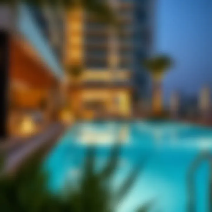 Exclusive Amenities at Manarat Living 2 Amenities available at Manarat Living 2 including a swimming pool