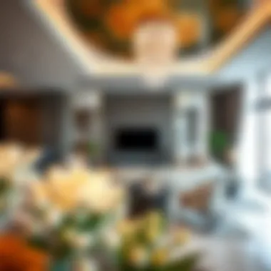 Luxurious Interiors of Manarat Living 2 Apartments Interior of a luxurious apartment in Manarat Living 2