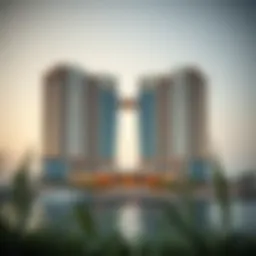Stunning architectural view of Marina Residences