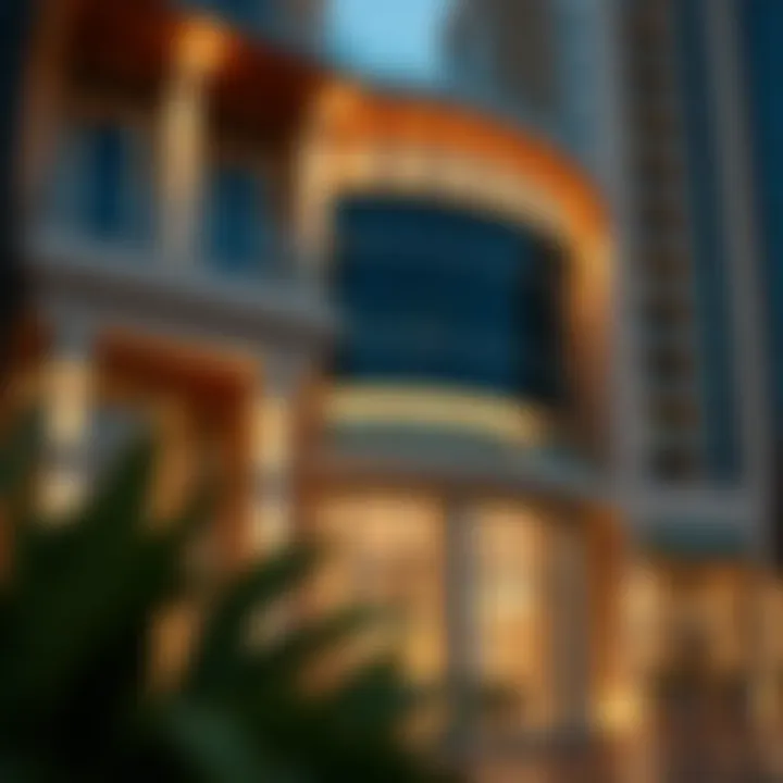 Architectural Elegance of Mazaya 27 Architectural details highlighting the modern design of Mazaya 27