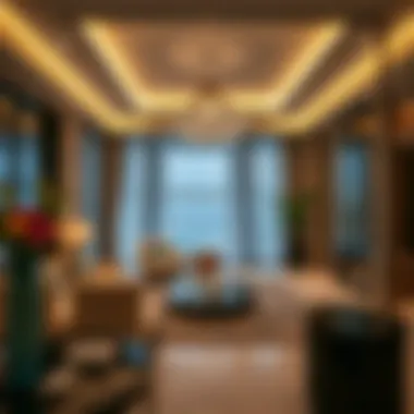 Luxurious Interior of Mazaya 27 Interior representation of a luxurious unit in Mazaya 27