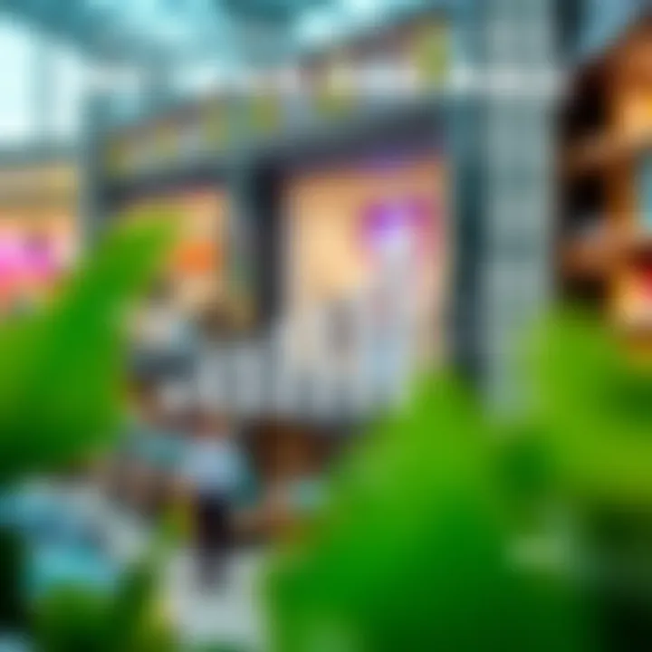 Infographic displaying the expected economic impact of Meydan One Mall on local businesses.