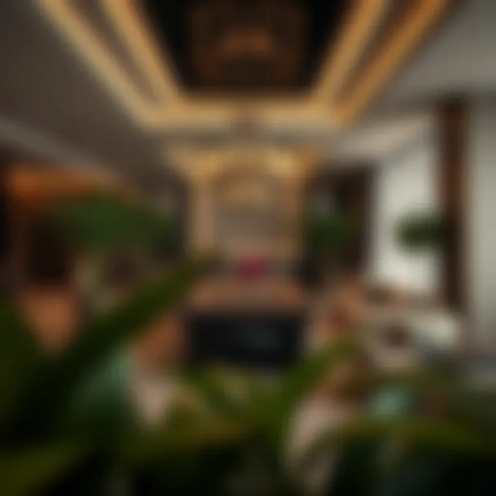 Interior of مركز الفردان highlighting its luxurious amenities