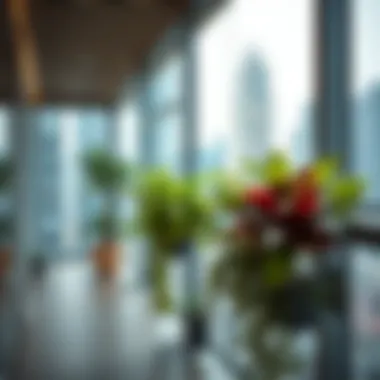 Eco-friendly balcony with vertical garden