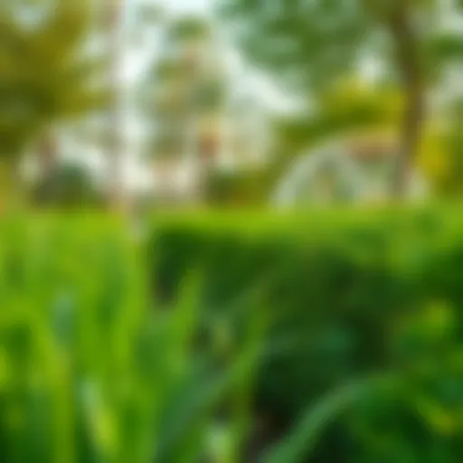 Lush greenery of Mudon Park