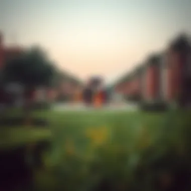 Community park in Mussafah 33 featuring greenery and recreational areas