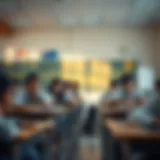 Engaging Classroom Setting Classroom environment showcasing students engaged in learning