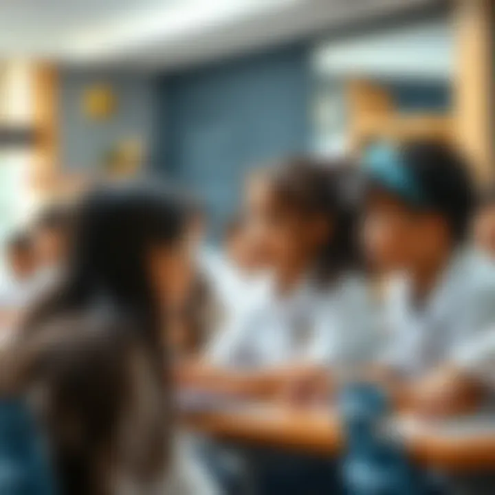 Extracurricular Activities at School Students participating in extracurricular activities at an affordable school