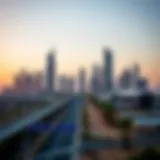 A symbolic representation of the UAE skyline with job opportunities