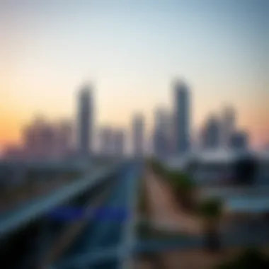 A symbolic representation of the UAE skyline with job opportunities