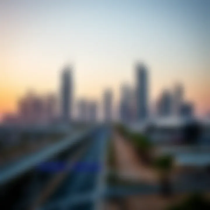 A symbolic representation of the UAE skyline with job opportunities