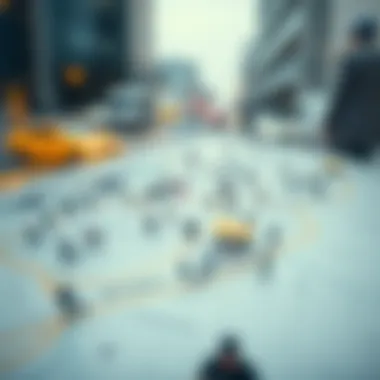 A strategic map showcasing the job market dynamics in Dubai