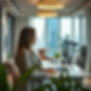 A stylish office environment representing career opportunities