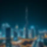 Modern skyline of Dubai showcasing real estate development