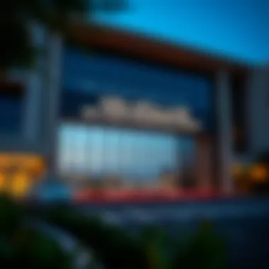 Abu Dhabi International Airport entrance