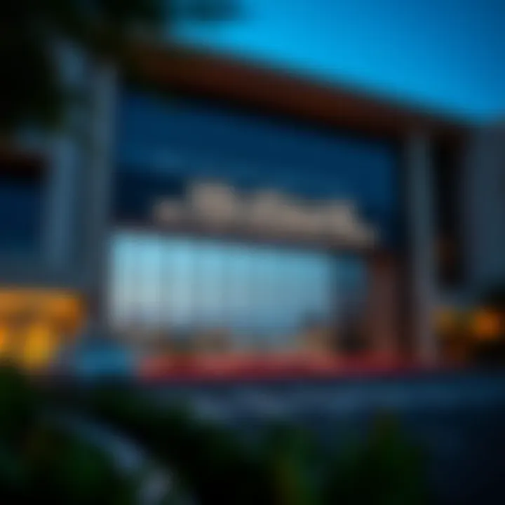 Abu Dhabi International Airport entrance