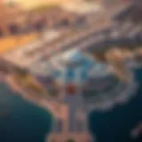 Aerial View of Omniyat Palm Jumeirah Stunning aerial view of Omniyat Palm Jumeirah showcasing its architectural design
