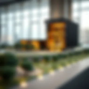 Model displaying the sustainable features of One Za'abeel